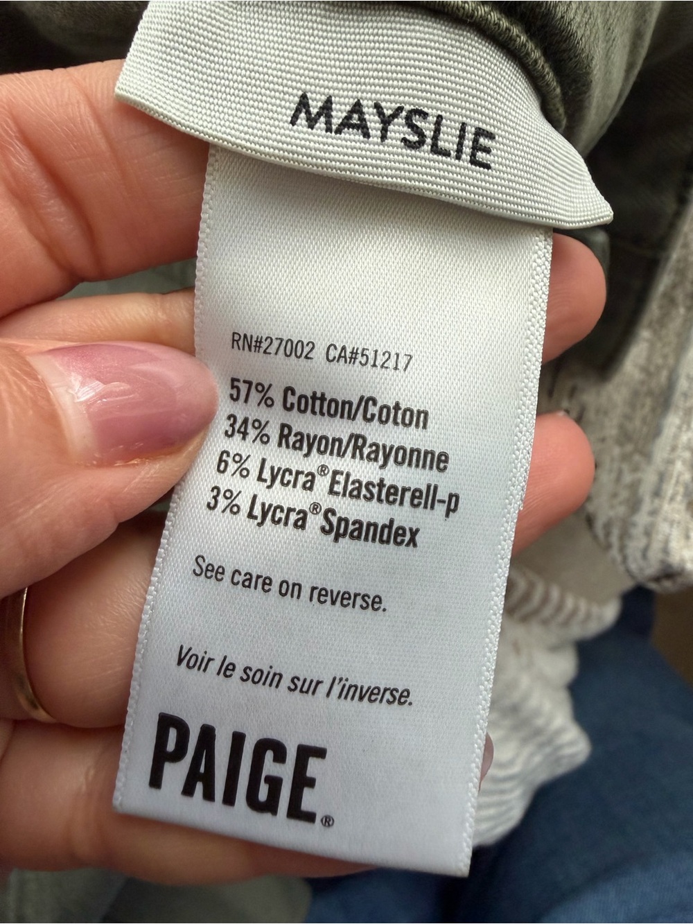 MAYSLIE Women’s Olive Green Jogger Pants – Size 33 - Picture 11 of 15